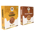 Nut Heaven Almonds 500g + Walnuts 200g | Omega Strength Combo | Healthy Dry Fruits Pack