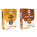 Nut Heaven Almonds 500g + Walnuts 500g | Healthy Family Pack | Omega Rich Dry Fruits Combo