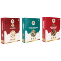 Nut Heaven Cashews 200g + Seed Mix 200g + Breakfast Mix 200g | Healthy Treat Box | Nutrition Snack Combo