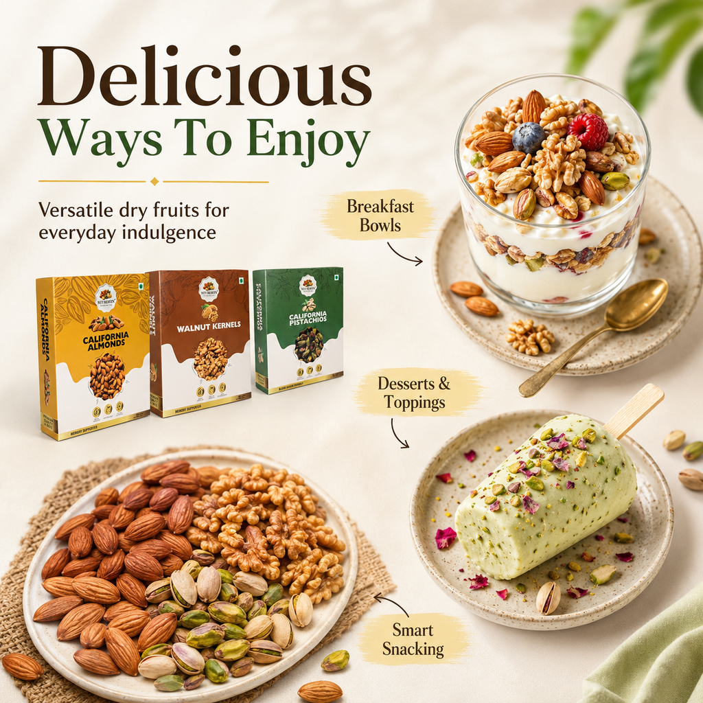 Nut Heaven Almonds 500g + Walnuts 500g + Pistachios 200g | Elite Health Combo | Premium Nutrition Pack